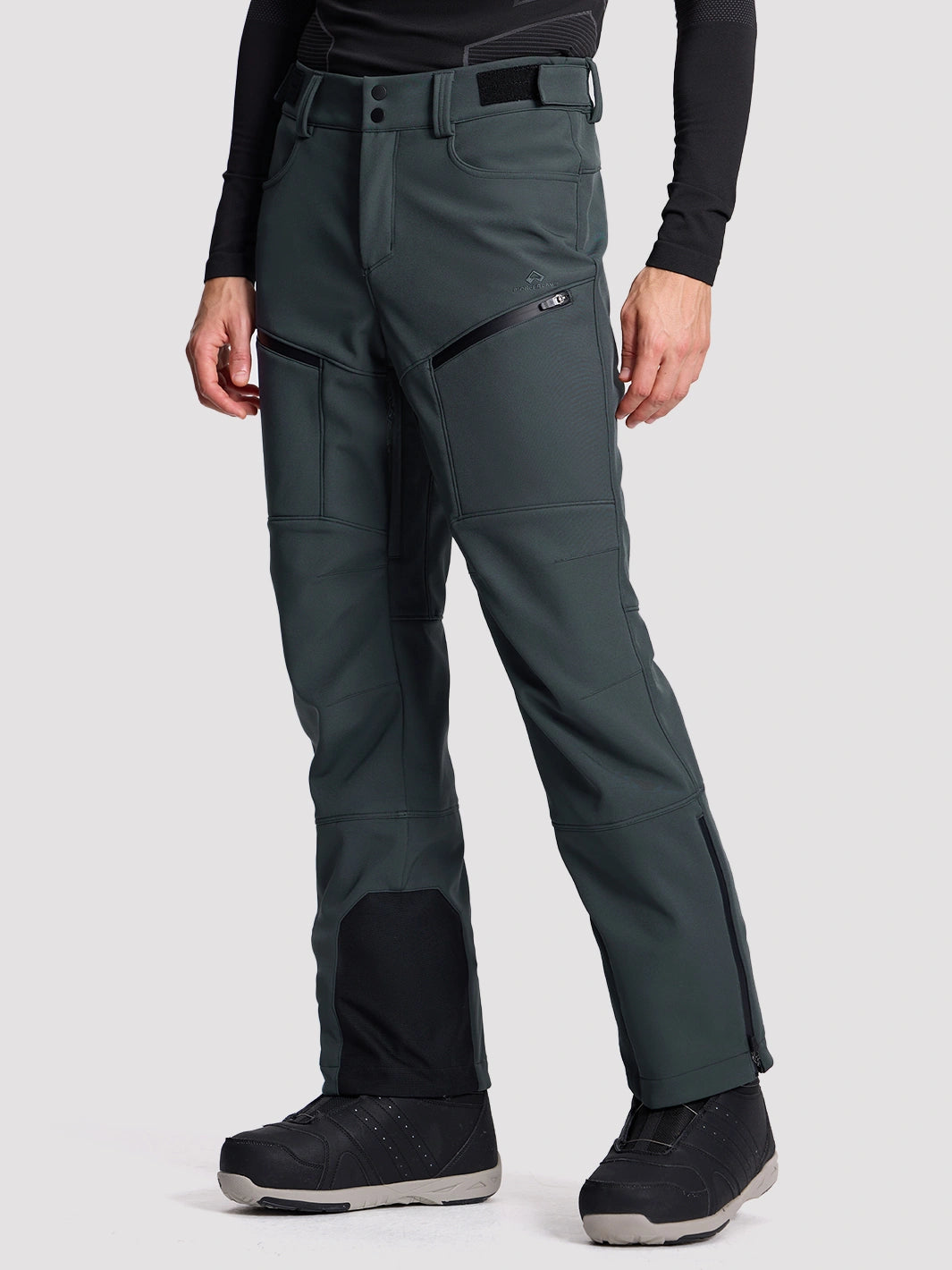Men's CORDURA 3-Layer Water-Resistant Softshell Ski Pants PIONEER CAMP