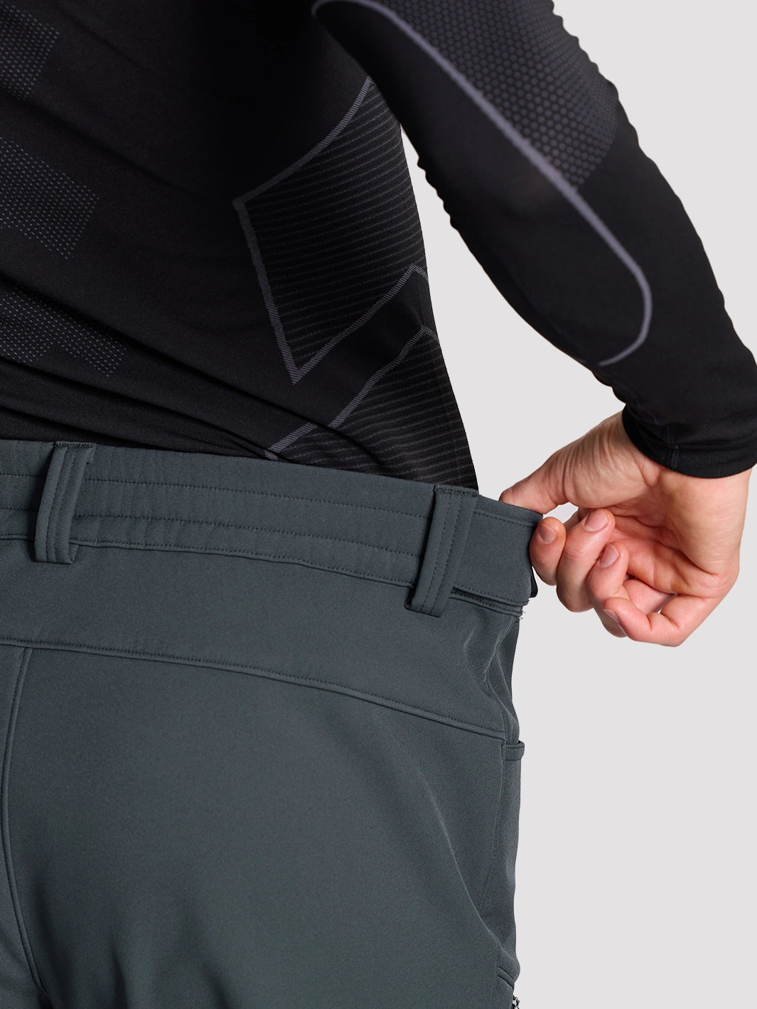 Men's CORDURA 3-Layer Water-Resistant Softshell Ski Pants PIONEER CAMP