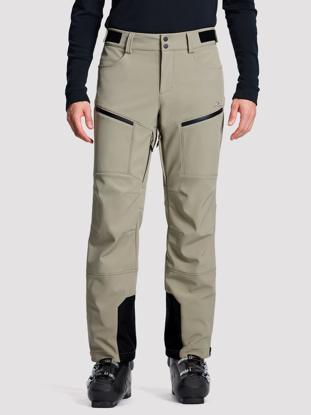 Men's CORDURA 3-Layer Water-Resistant Softshell Ski Pants PIONEER CAMP