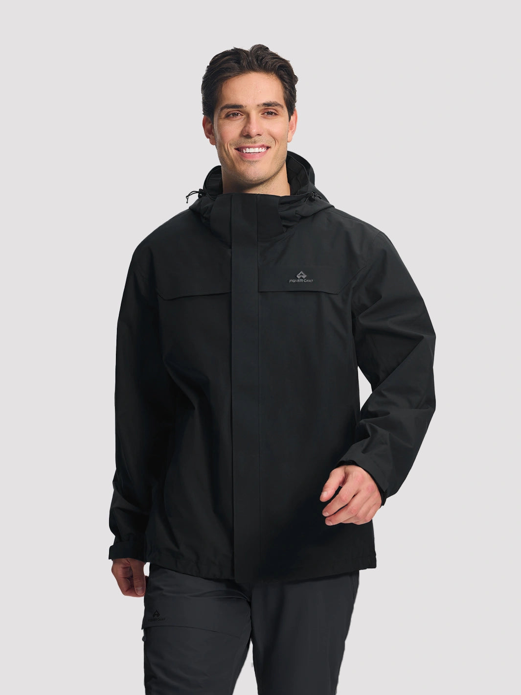 Herren Leichte Wasserdichte Hardshelljacke