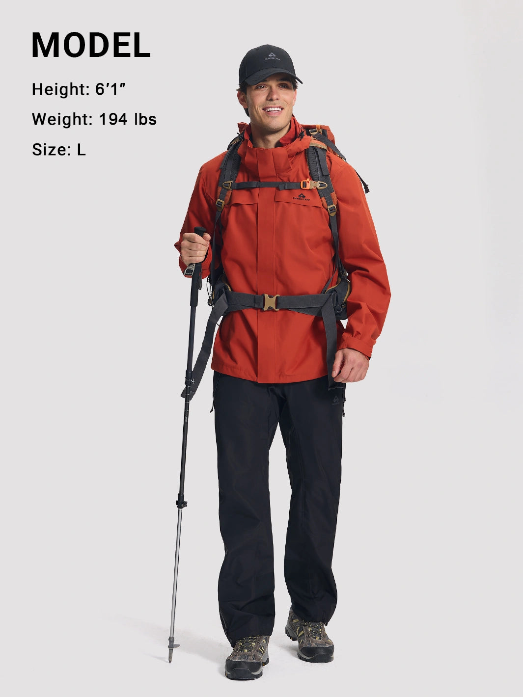 Herren Leichte Wasserdichte Hardshelljacke
