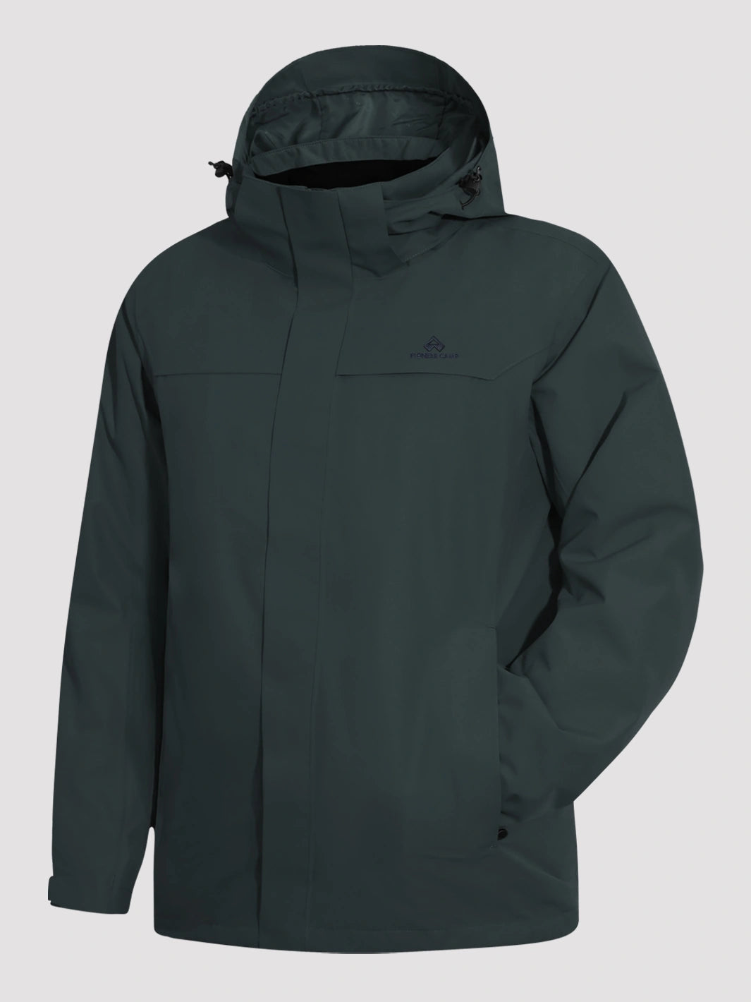 Men's Lightweight Waterproof Hardshell Jacket PIONEER CAMP