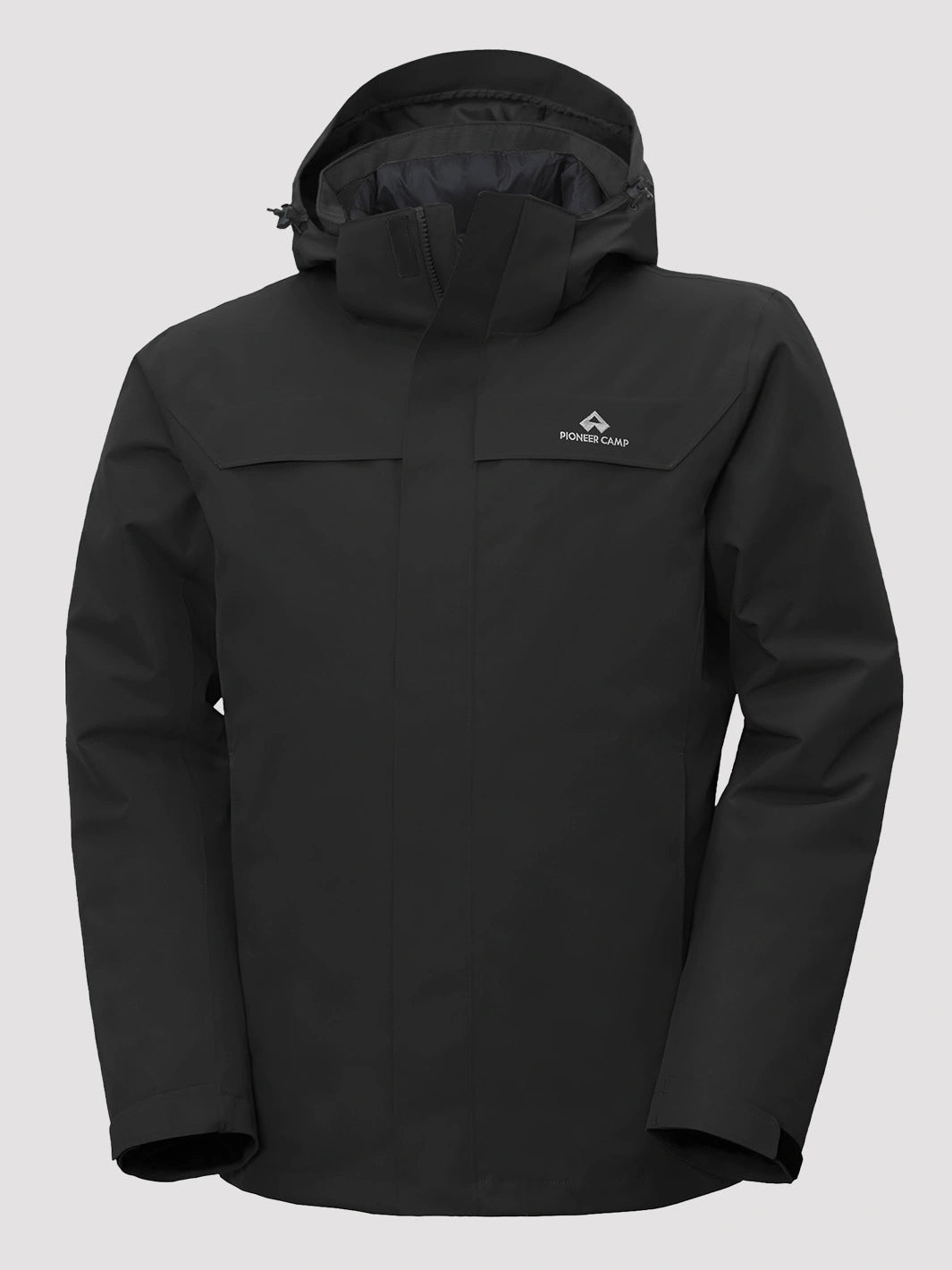 Men's 3-in-1 Waterproof Ski Jacket with Puffer Liner
