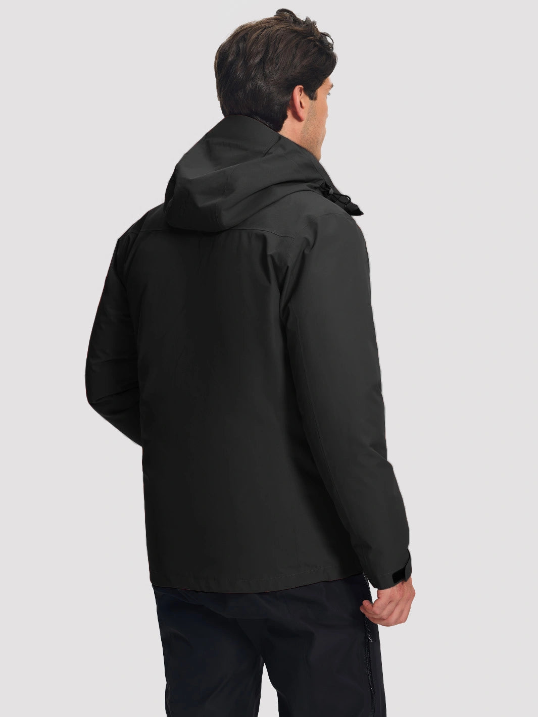 Men's 3-in-1 Waterproof Ski Jacket with Puffer Liner