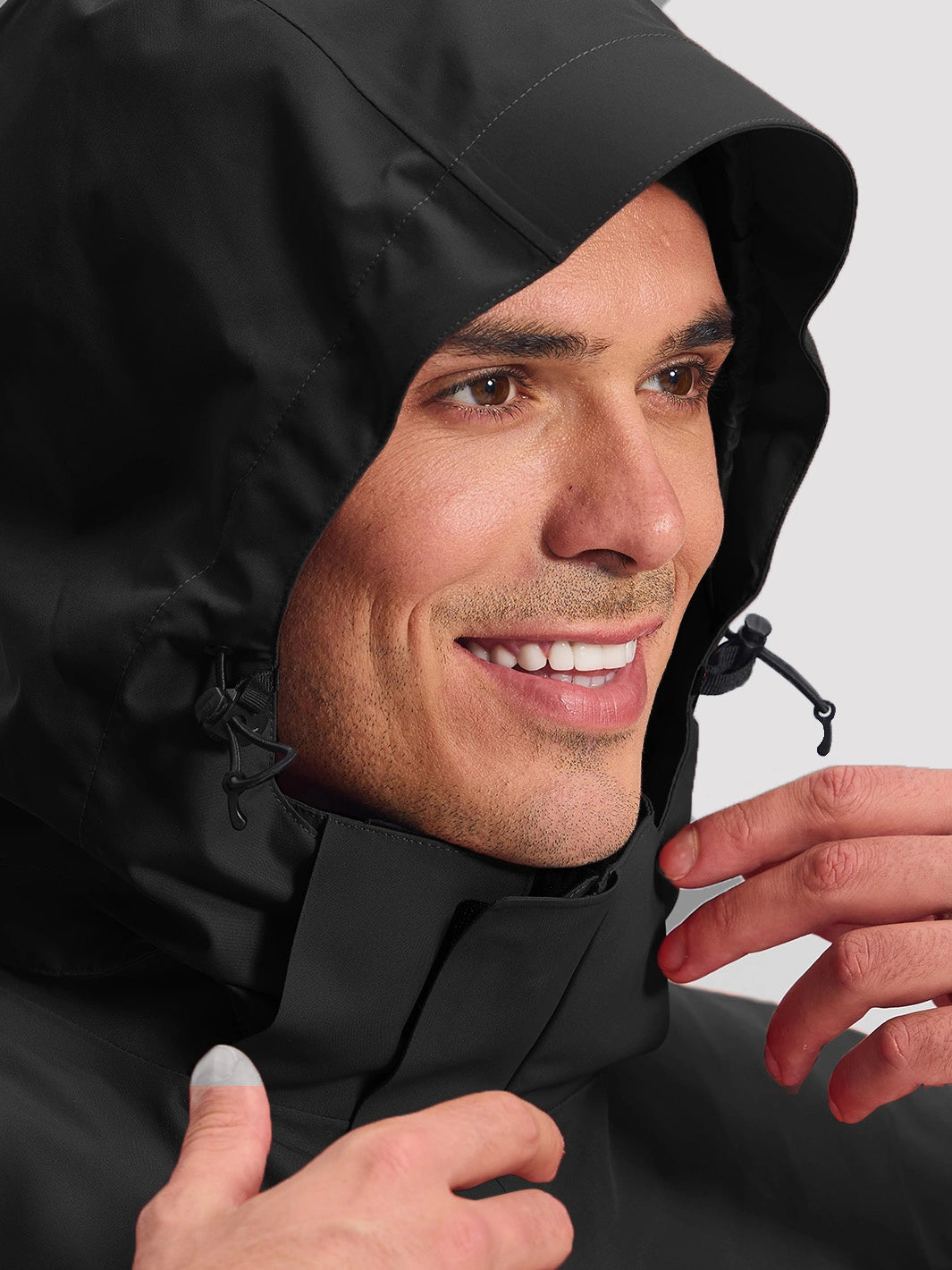 Men's 3-in-1 Waterproof Ski Jacket with Puffer Liner
