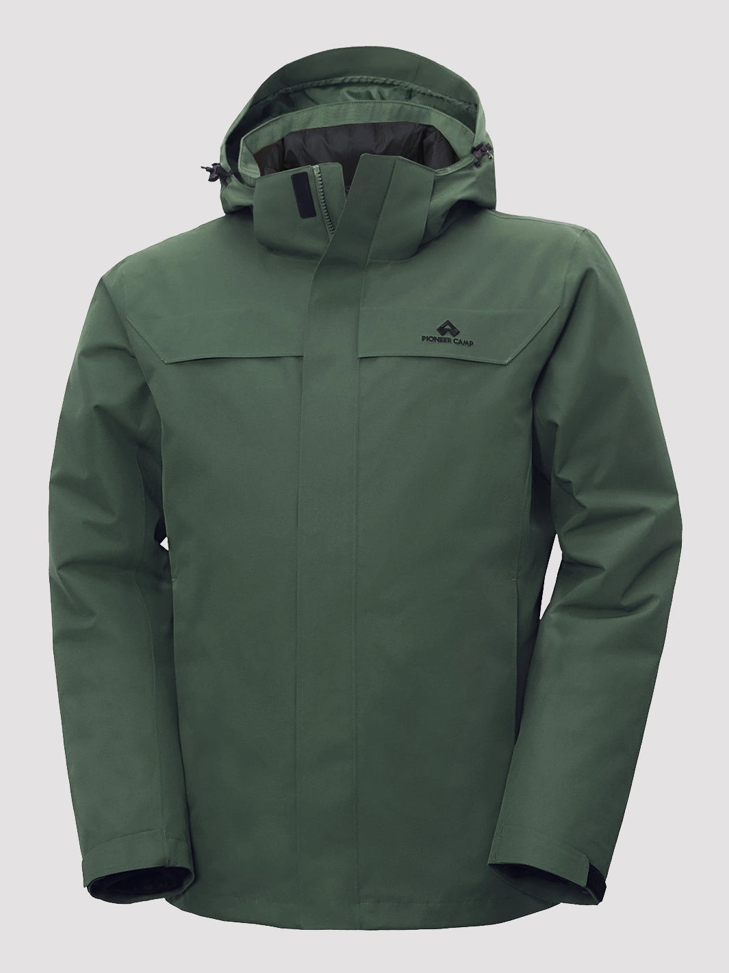 Men's 3-in-1 Waterproof Ski Jacket with Puffer Liner