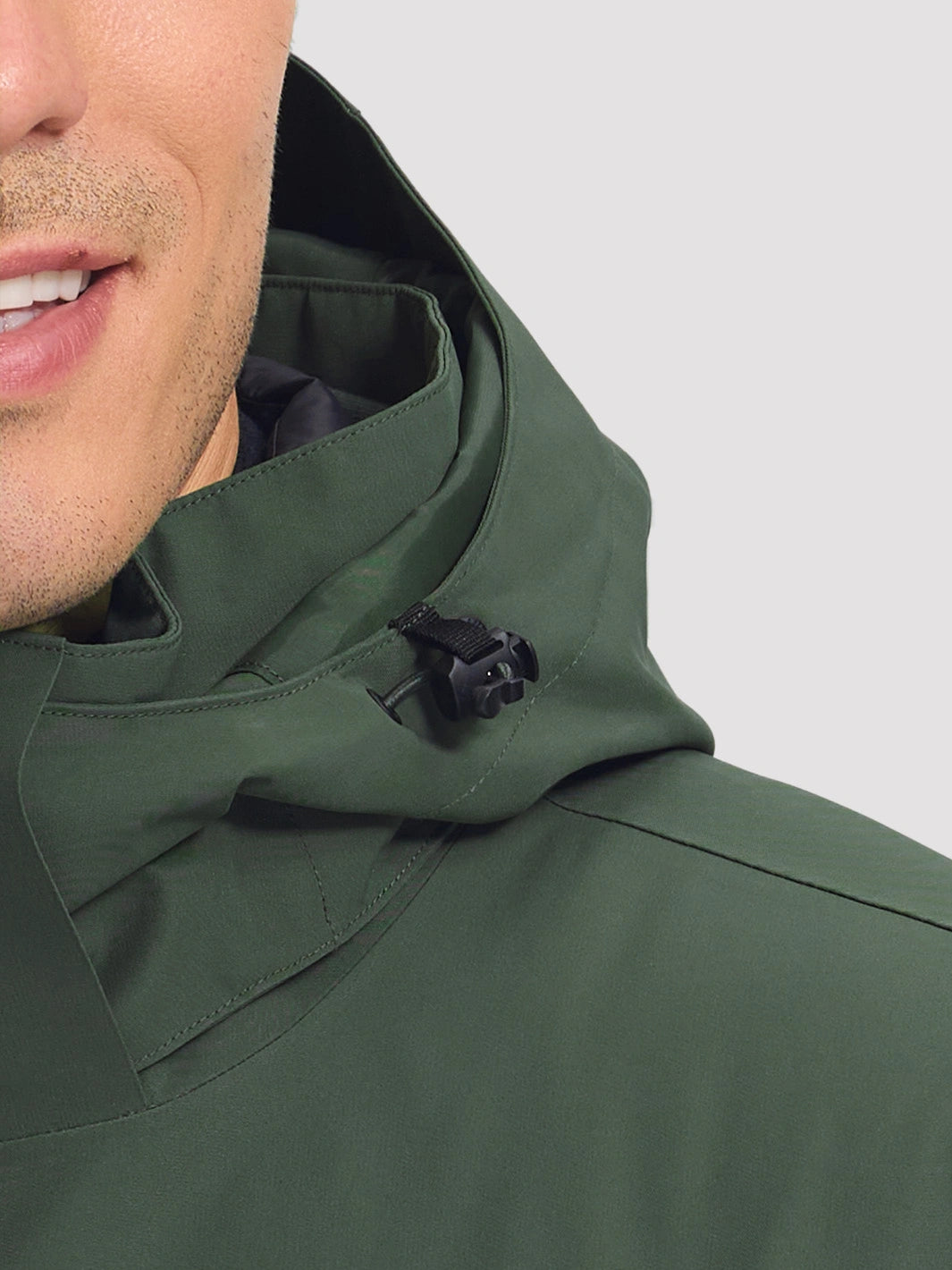 Men's 3-in-1 Waterproof Ski Jacket with Puffer Liner