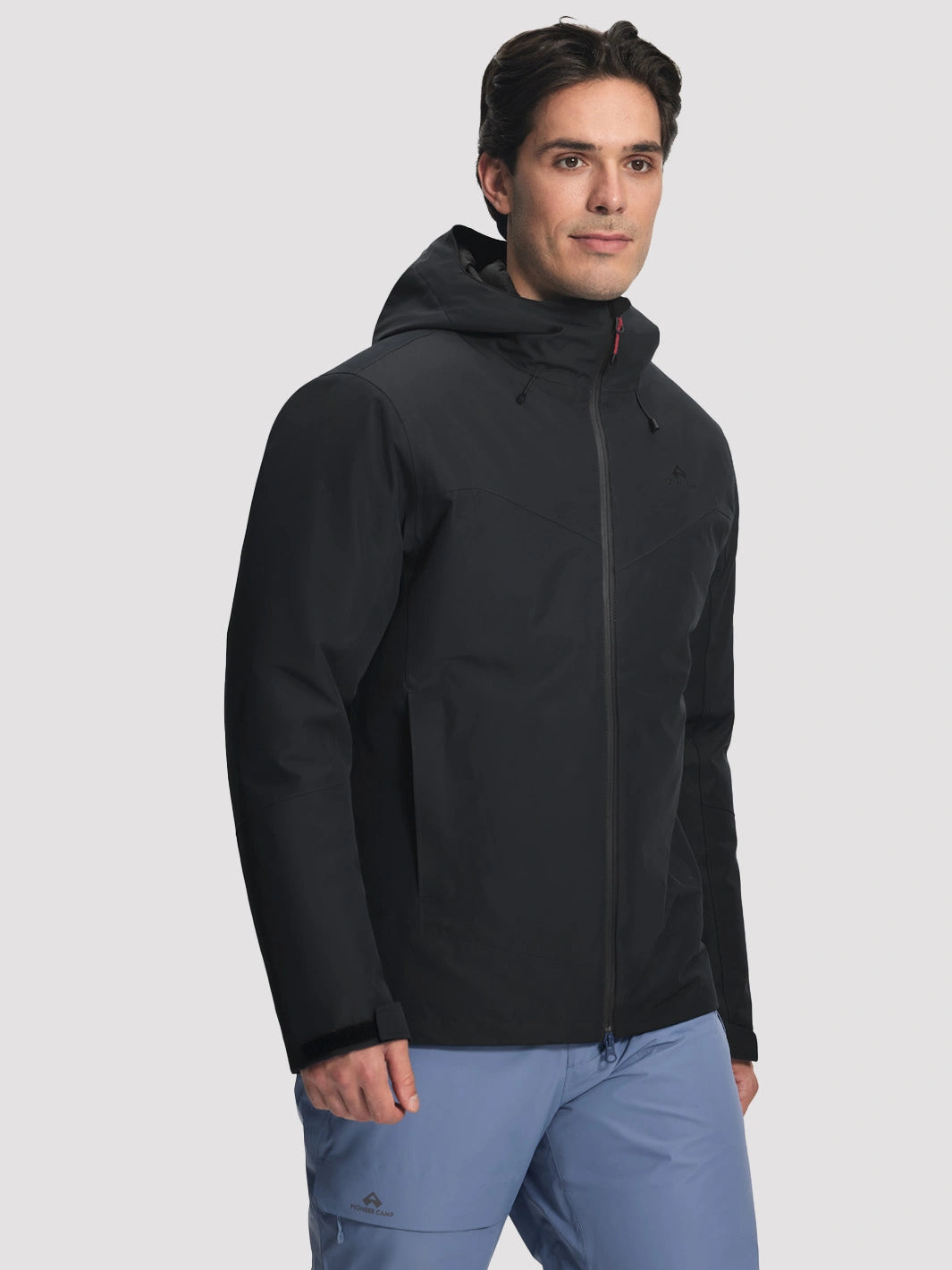 Men's 3-in-1 Waterproof Ski Jacket with Puffer Liner