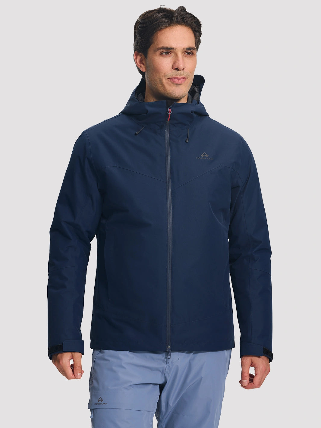 Men's 3-in-1 Waterproof Ski Jacket with Puffer Liner PIONEER CAMP
