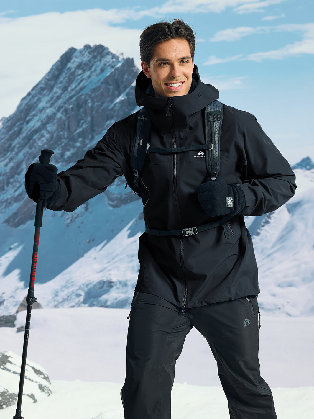 Men's Lightweight 3L Waterproof Hardshell Jacket