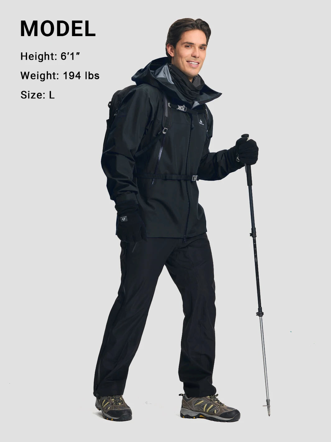 Men's Raining Hiking Bundle PIONEER CAMP