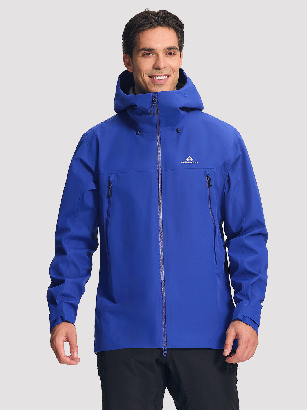 Men's Lightweight 3L Waterproof Hardshell Jacket PIONEER CAMP