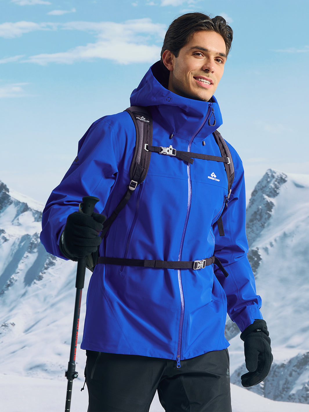 Men's Lightweight 3L Waterproof Hardshell Jacket