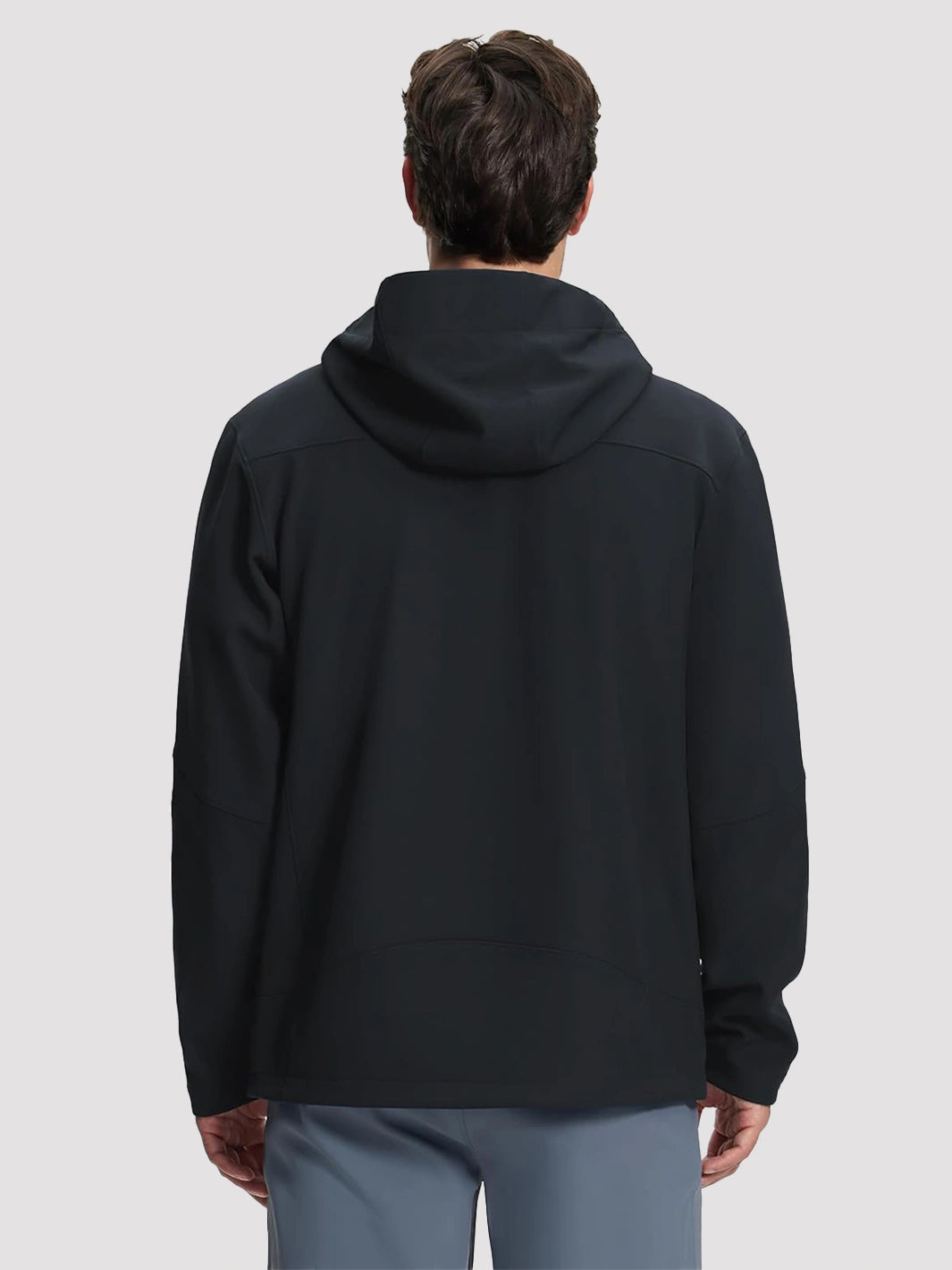Men's Fleece-Lined Softshell Hooded Jacket