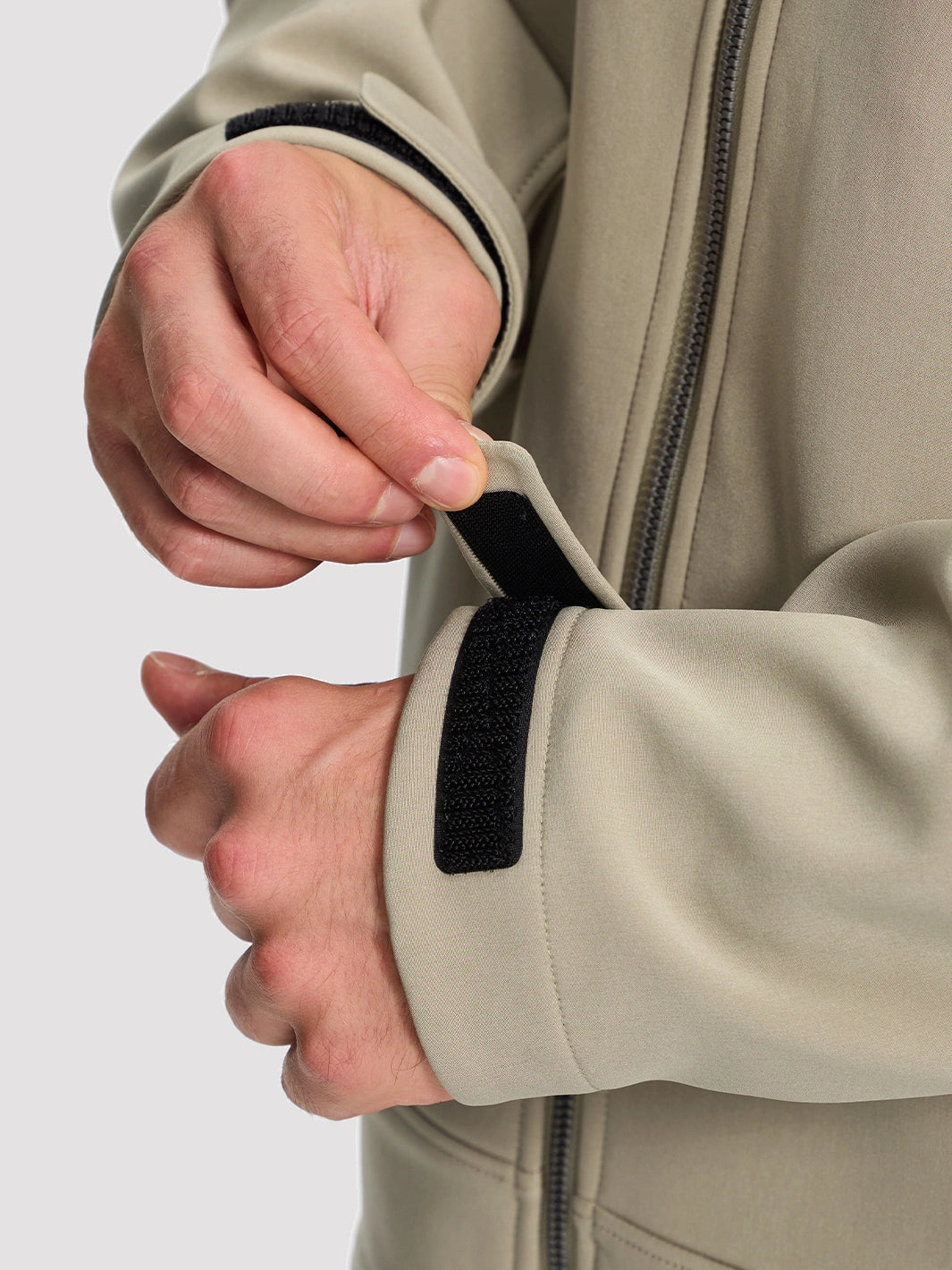 Men's Fleece-Lined Softshell Hooded Jacket