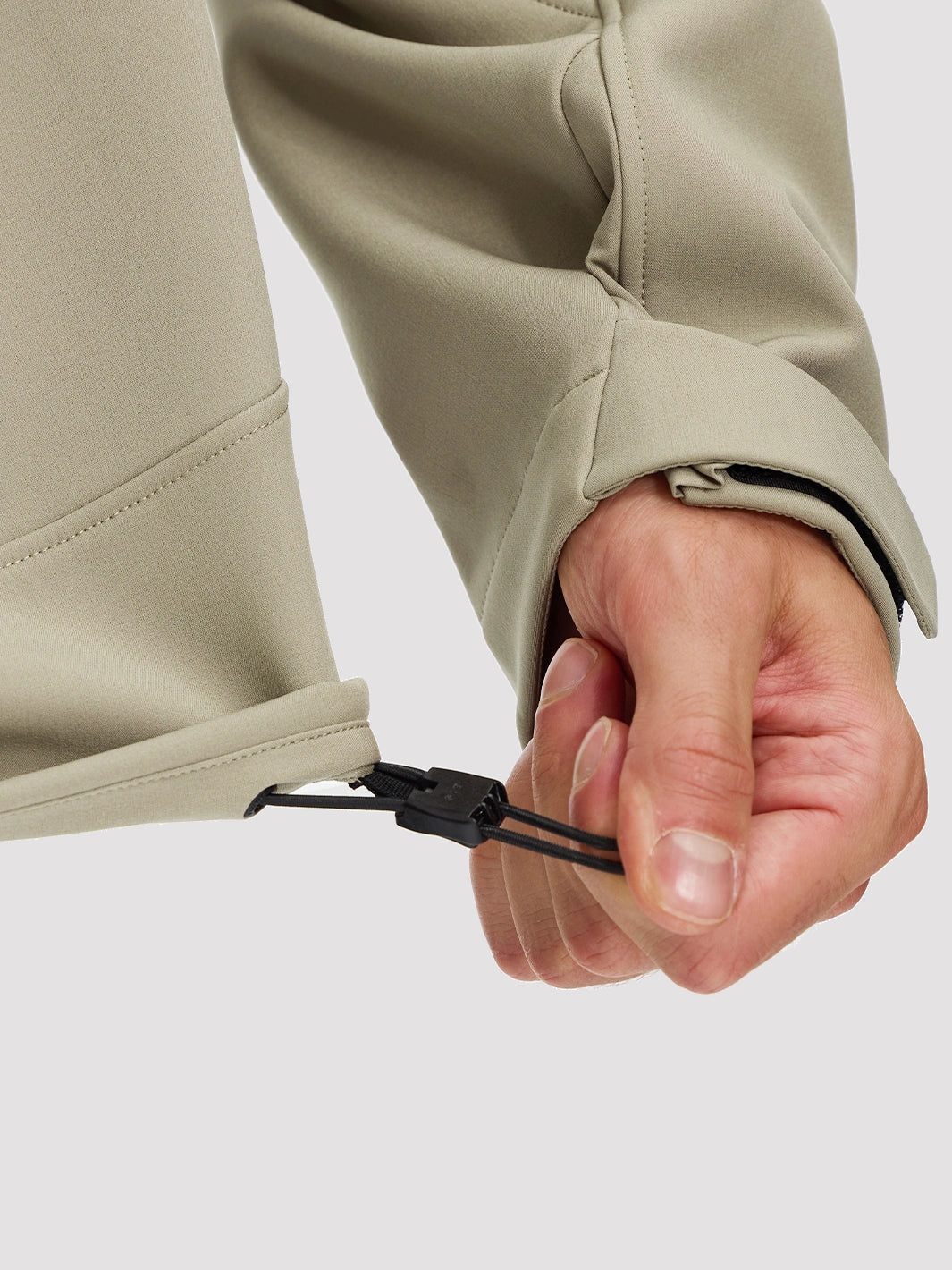 Men's Fleece-Lined Softshell Hooded Jacket