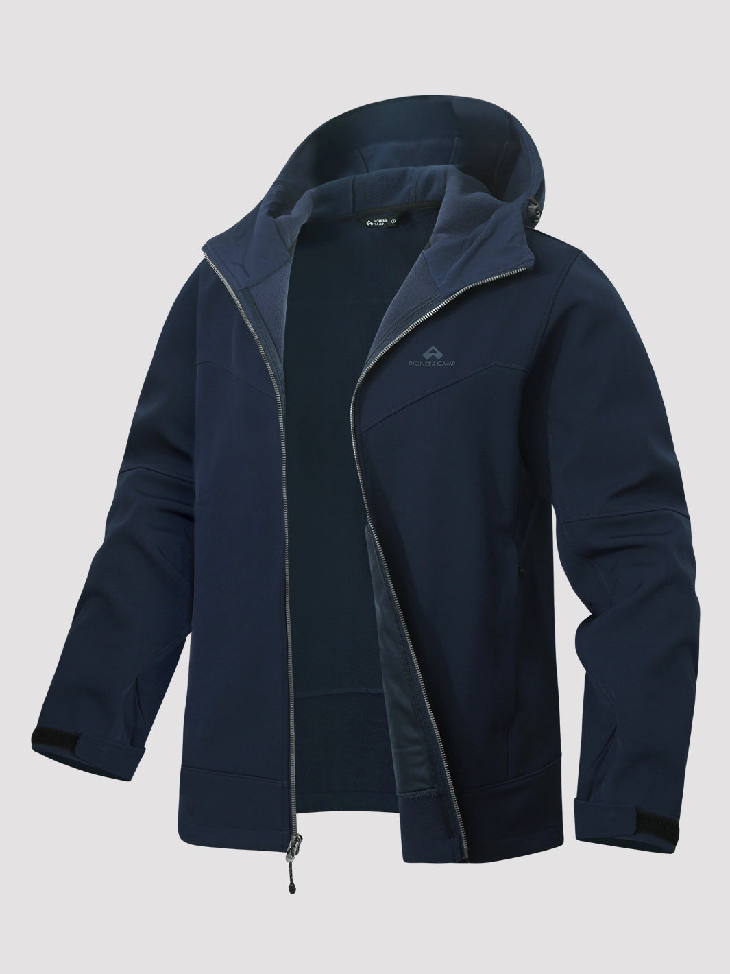 Men's Fleece-Lined Softshell Hooded Jacket