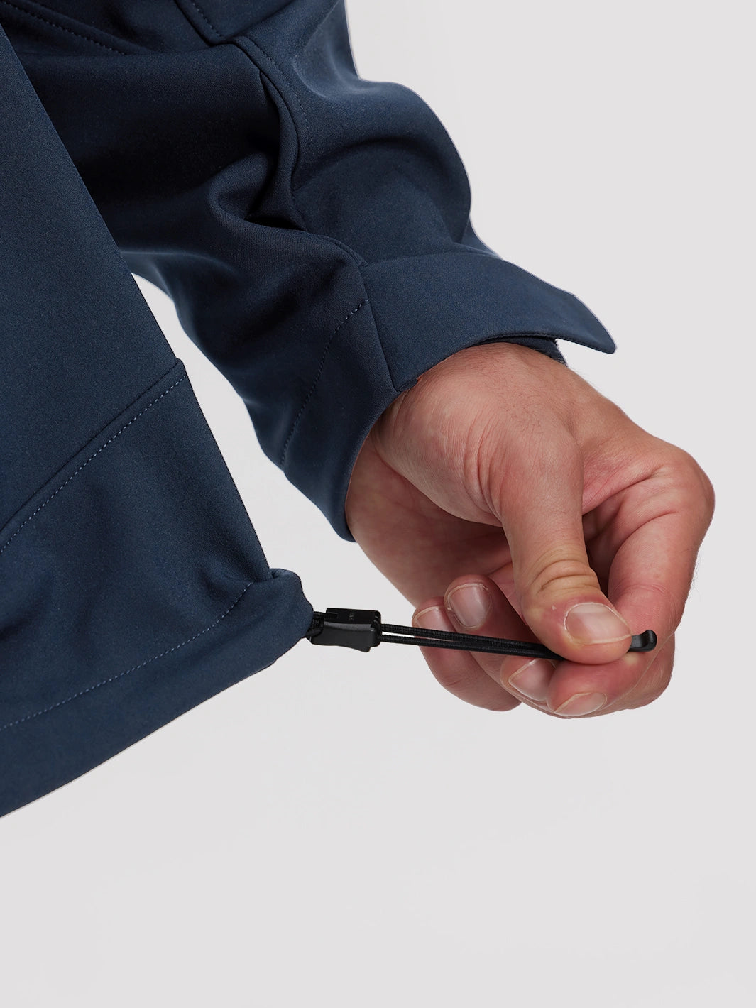 Men's Fleece-Lined Softshell Hooded Jacket