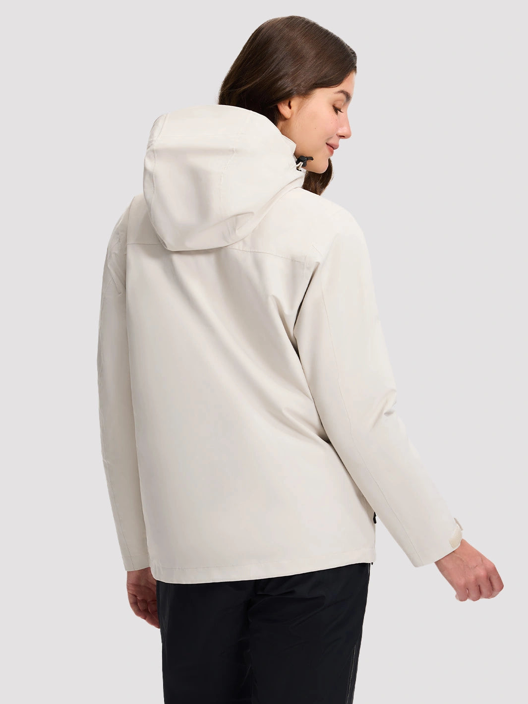Women's 3-in-1 Waterproof Ski Jacket with Puffer Liner