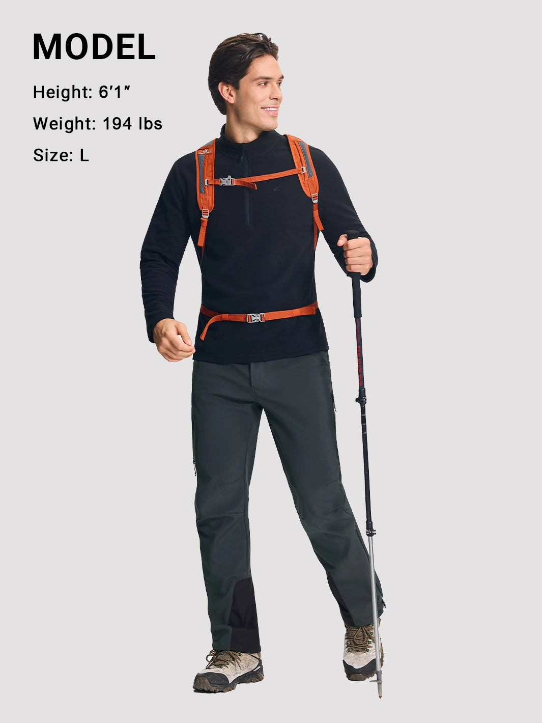 Men's Waterproof Fleece-Lined Ski & Snowboard Pants