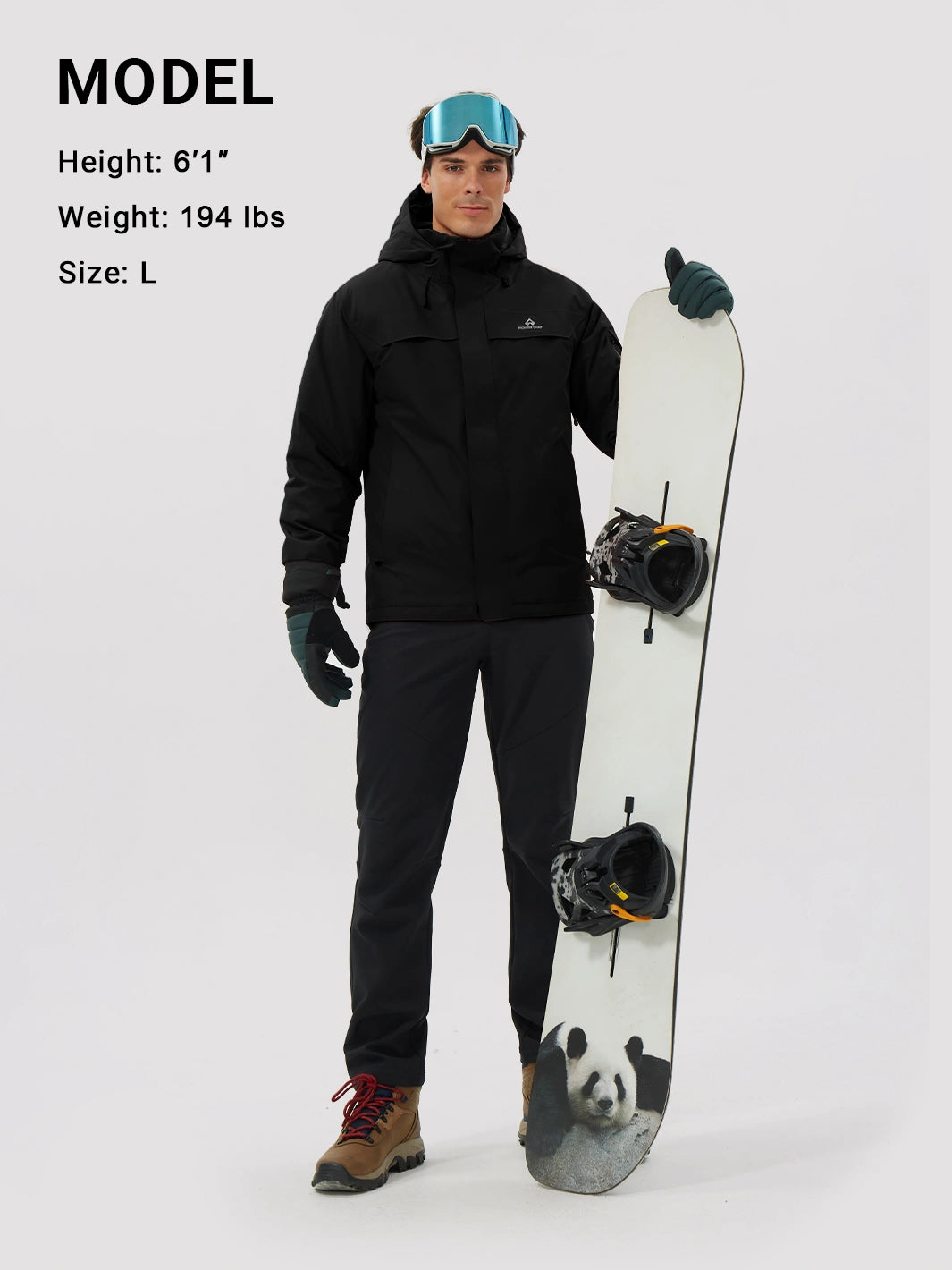 Men's Insulated Waterproof Ski & Snowboard Jacket
