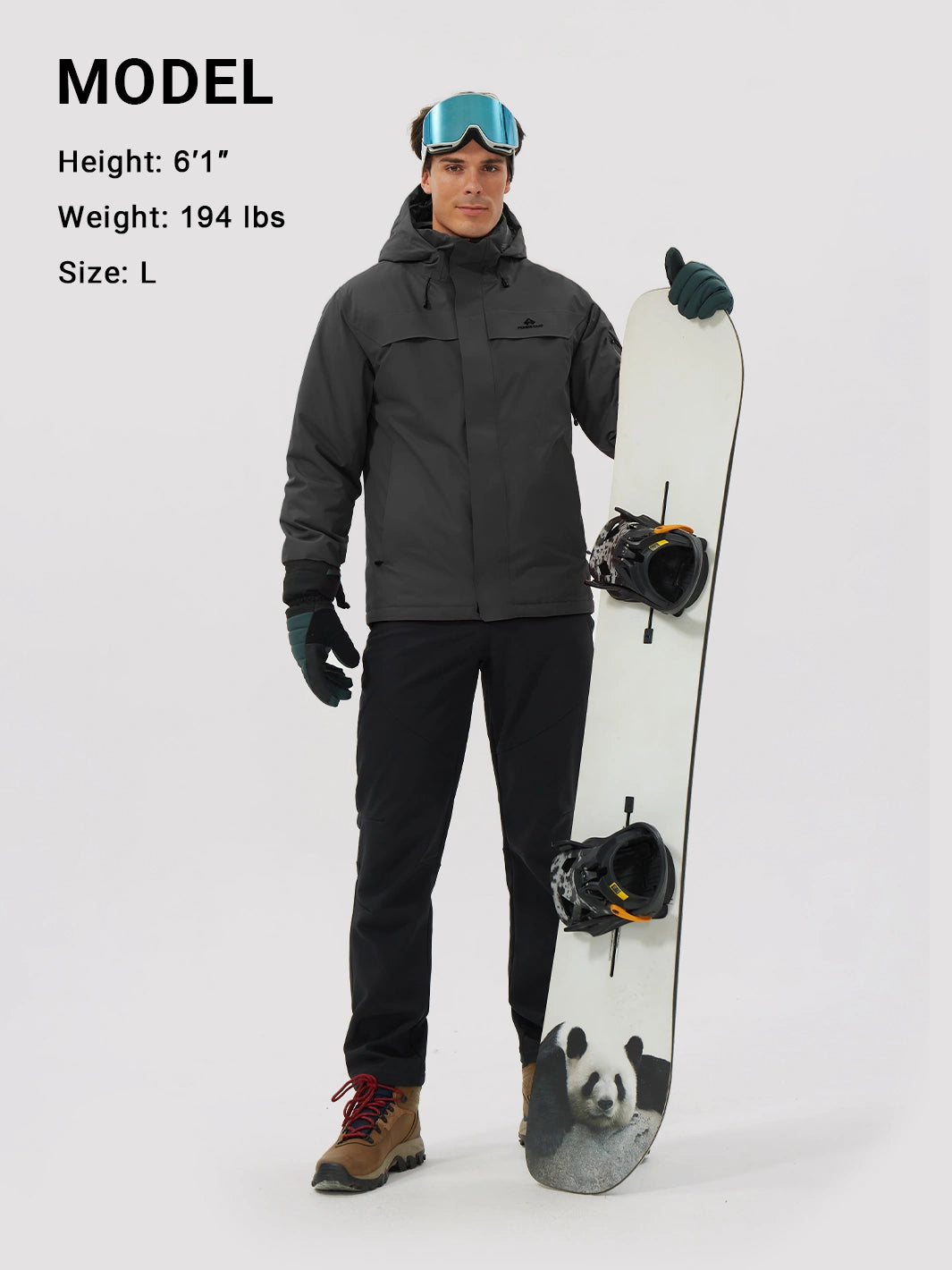 Men's Insulated Waterproof Ski & Snowboard Jacket