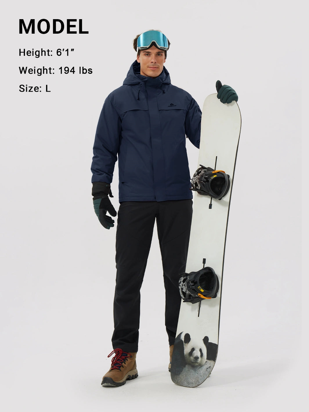 Men's Insulated Waterproof Ski & Snowboard Jacket