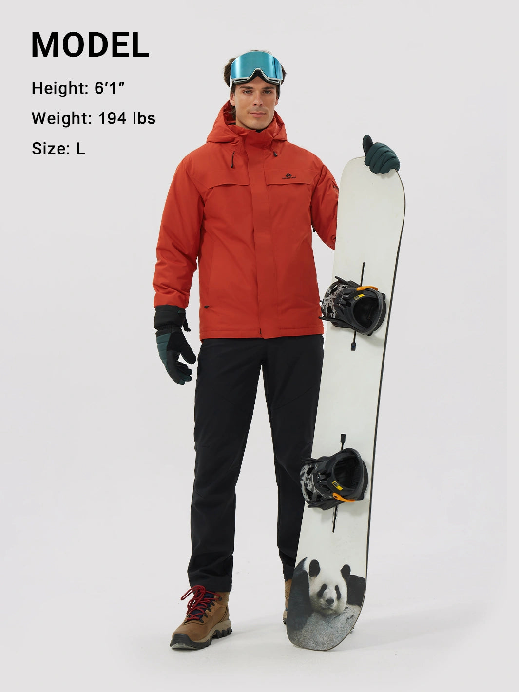 Men's Insulated Waterproof Ski & Snowboard Jacket
