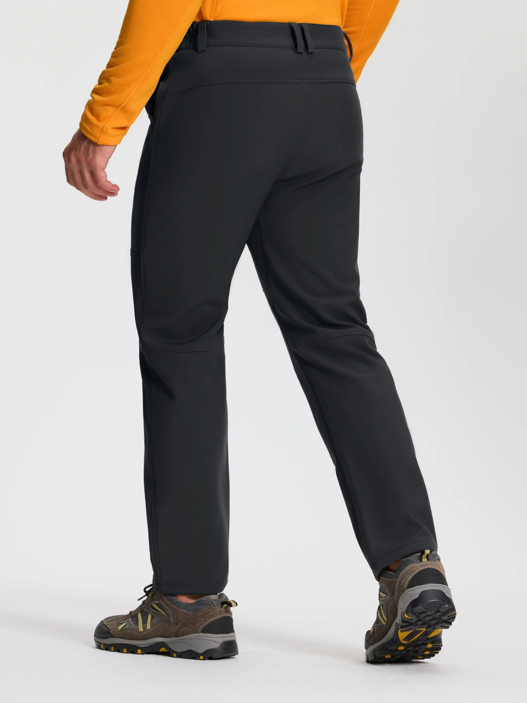 Men's Fleece-Lined Waterproof Softshell Winter Pants