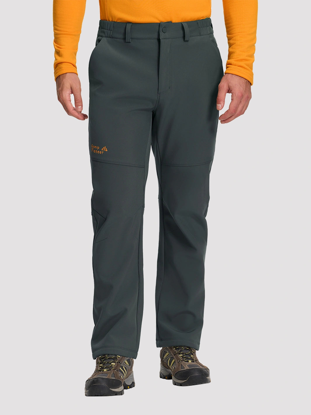 Men's Fleece-Lined Waterproof Softshell Winter Pants