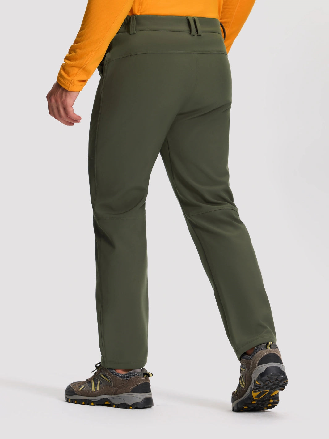 Men's Fleece-Lined Waterproof Softshell Winter Pants