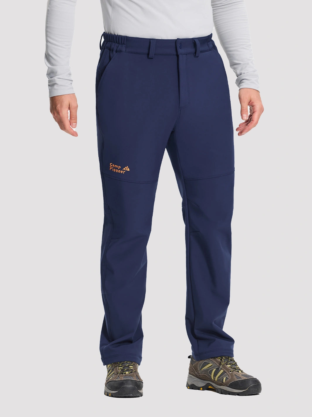 Men's Fleece-Lined Waterproof Softshell Winter Pants
