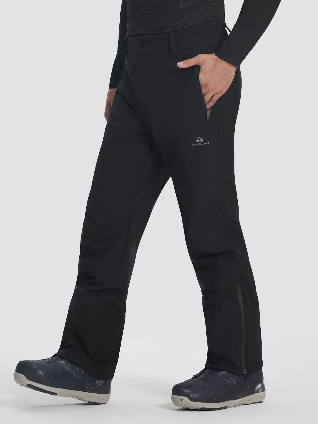 Men's Fleece-Lined Waterproof Ski & Snowboard Pants