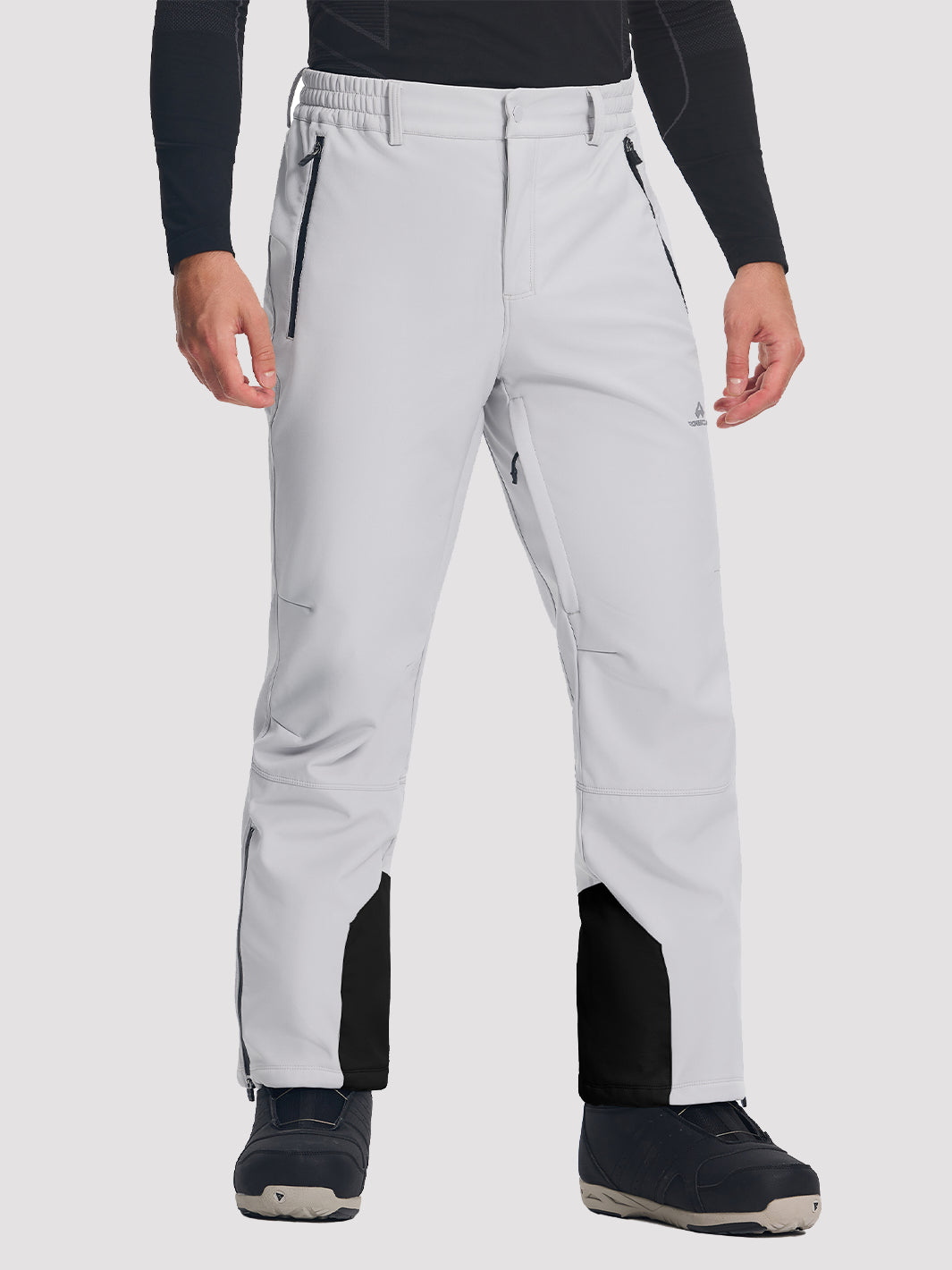 Men's Fleece-Lined Waterproof Ski & Snowboard Pants PIONEER CAMP