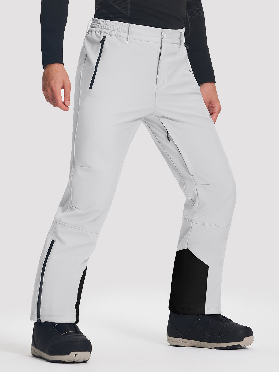 Men's Fleece-Lined Waterproof Ski & Snowboard Pants