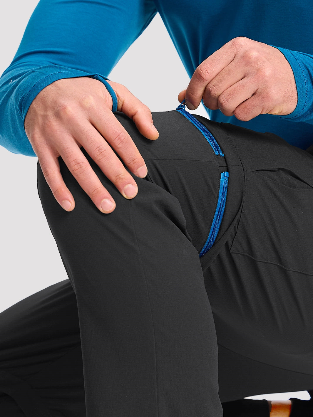 Men's Convertible Water-Repellent Hiking Pants