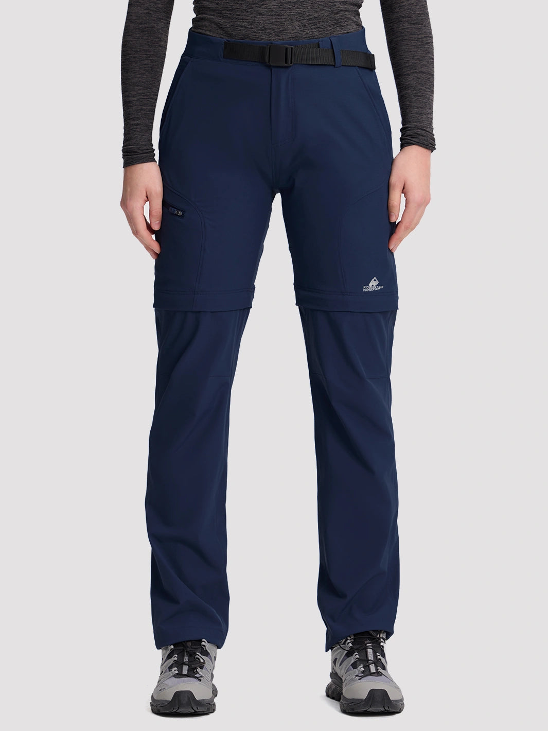 Women's Convertible Water-Repellent Hiking Pants PIONEER CAMP