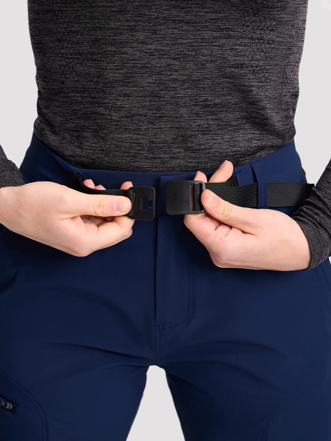 Women's Convertible Water-Repellent Hiking Pants PIONEER CAMP
