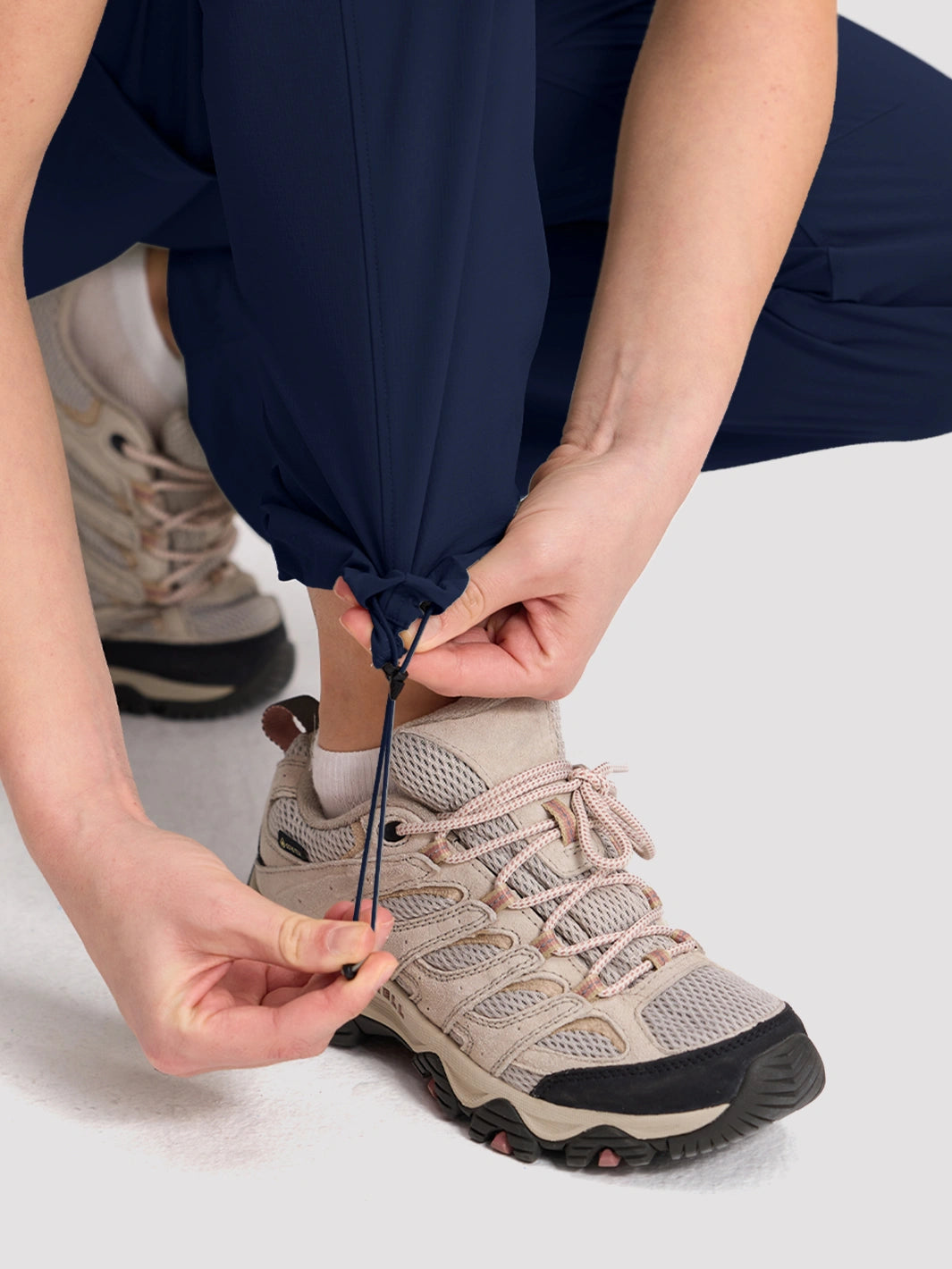 Women's Convertible Water-Repellent Hiking Pants PIONEER CAMP