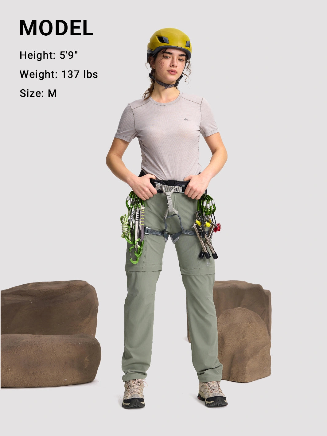 Women's Convertible Water-Repellent Hiking Pants