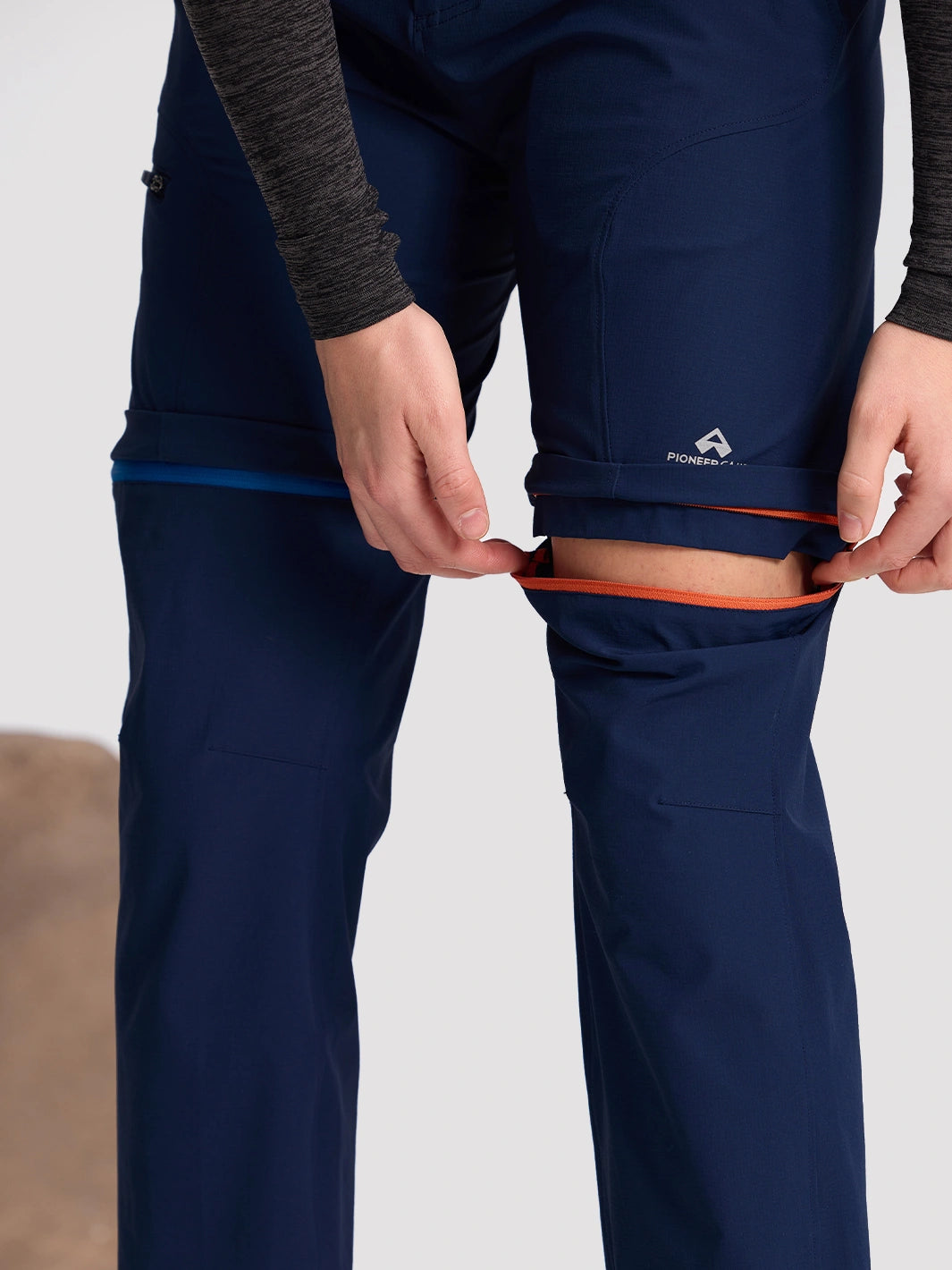 Women's Convertible Water-Repellent Hiking Pants PIONEER CAMP