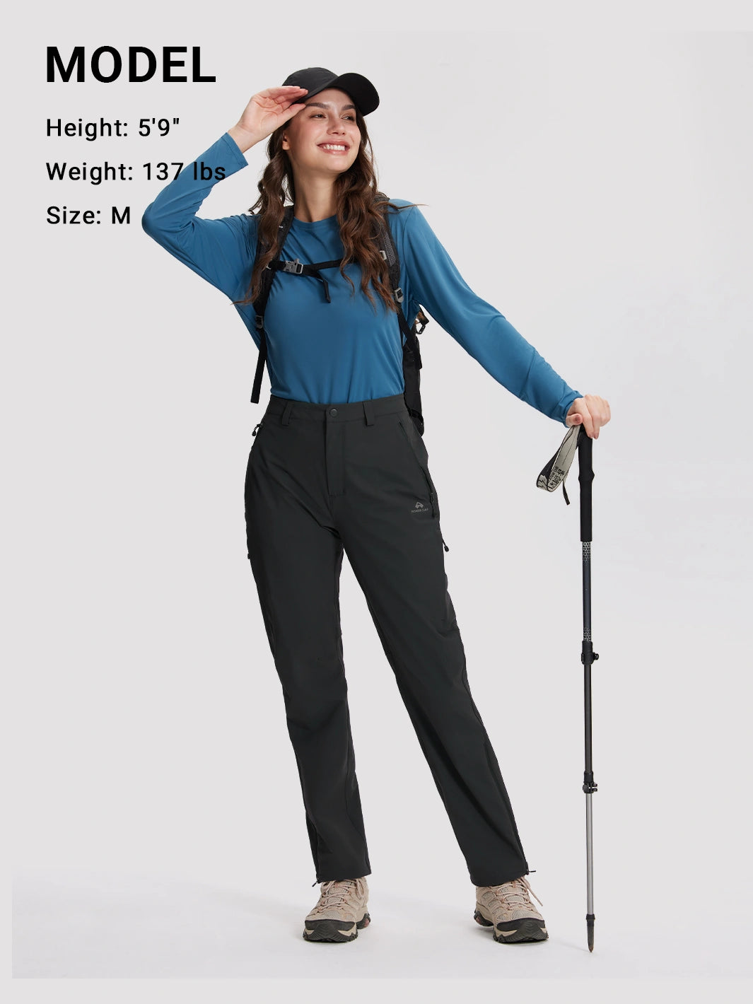 Women's 4-Way Stretch Hiking Pants with Ventilation System