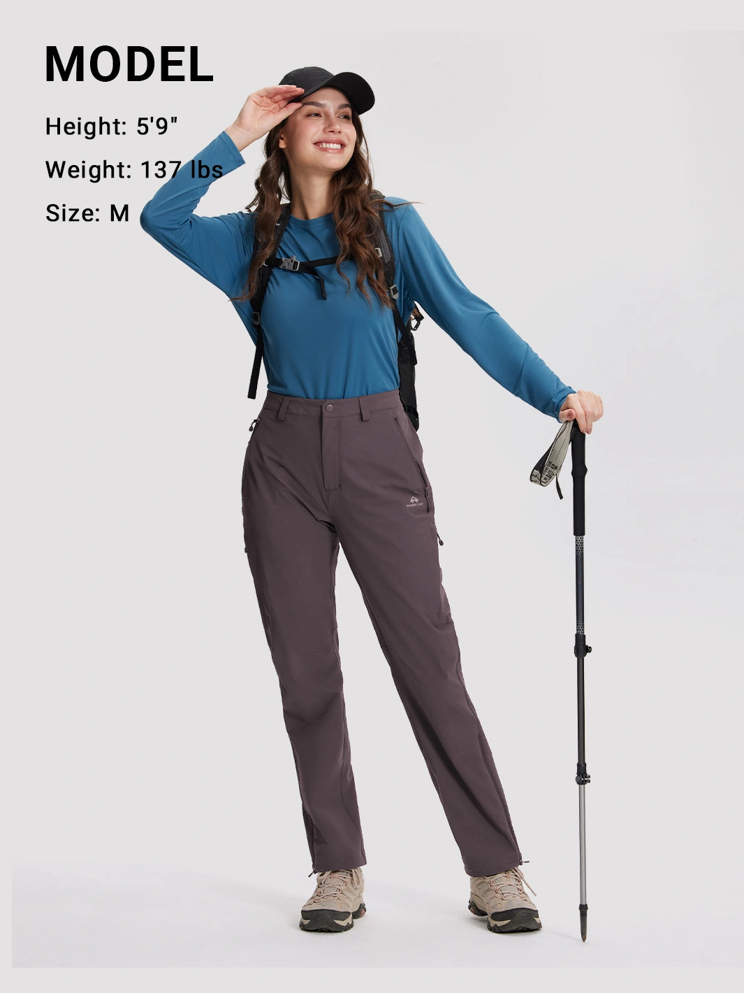 Women's 4-Way Stretch Hiking Pants with Ventilation System
