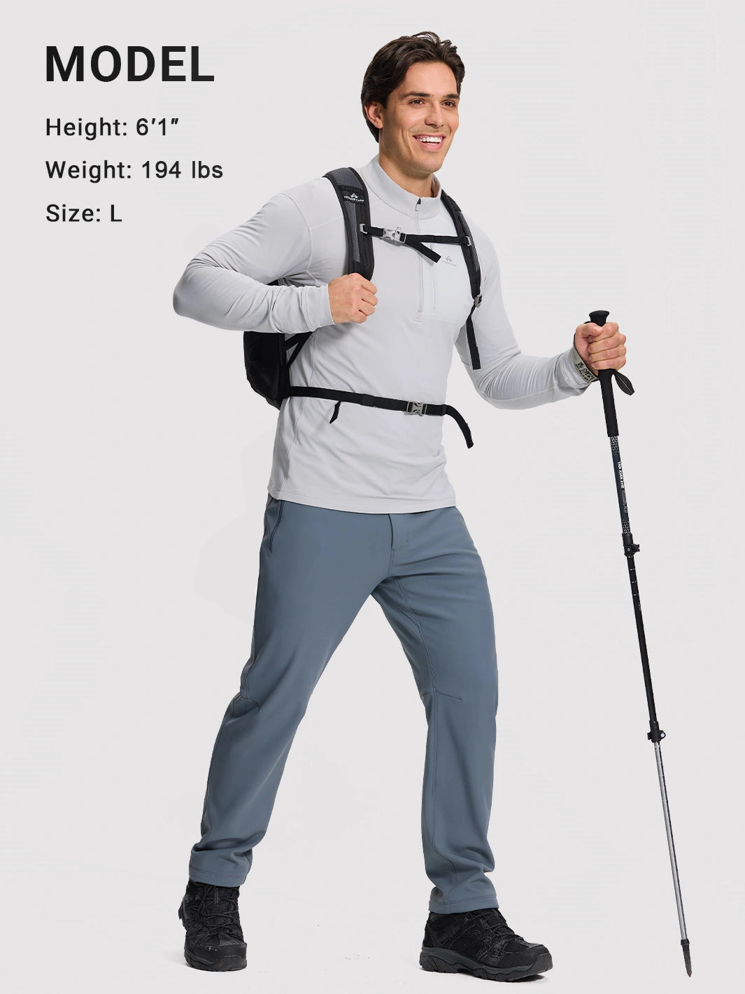 Herren 3D Airflow Wanderhose mit DWR