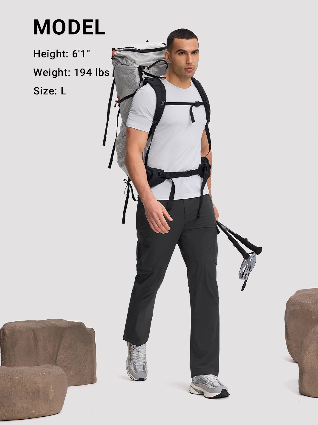 Men's Quick-Dry Water-Repellent Hiking Pants