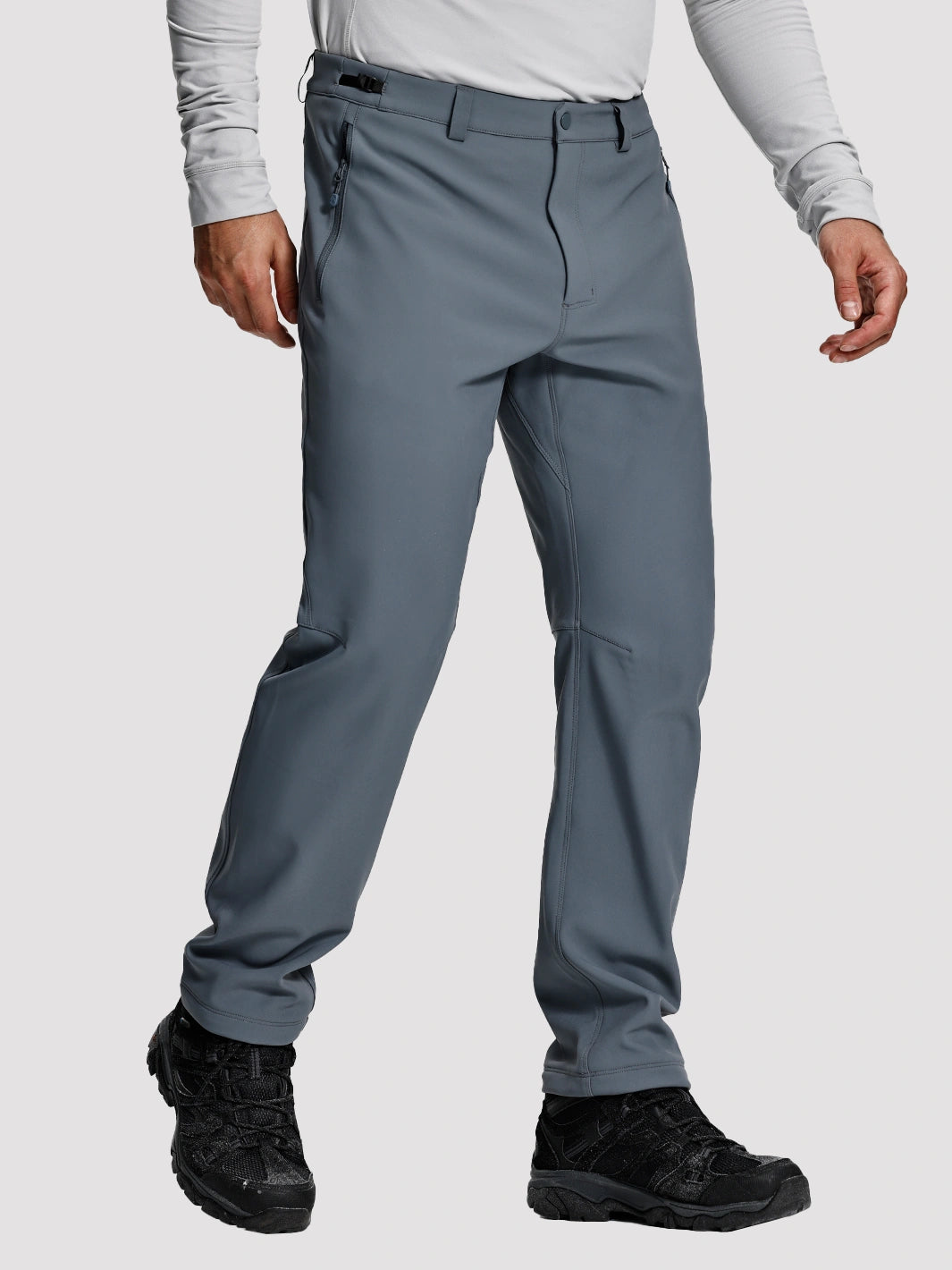 Men's Fleece-Lined Water-Resistant Snow Ski Pants
