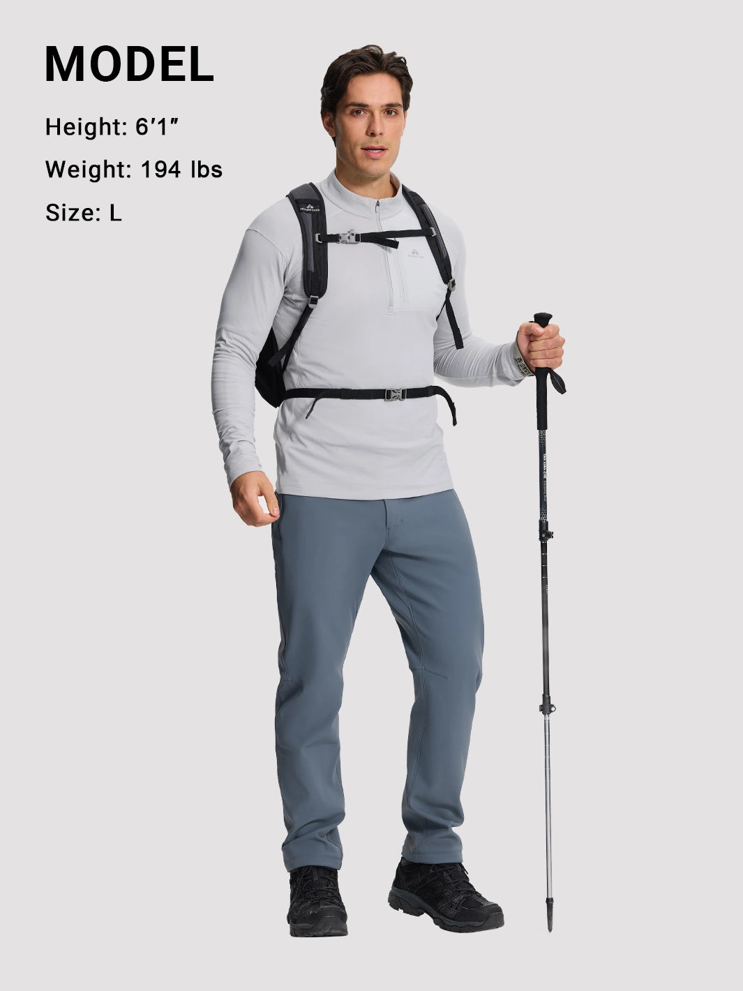 Men's Fleece-Lined Water-Resistant Snow Ski Pants