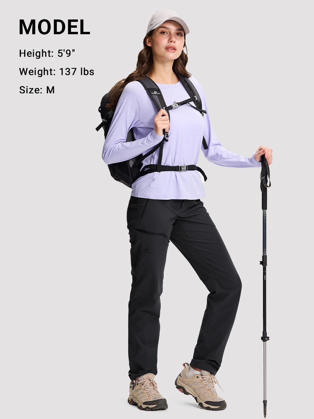 Women's 70D Quick-Dry Cargo Hiking Pants