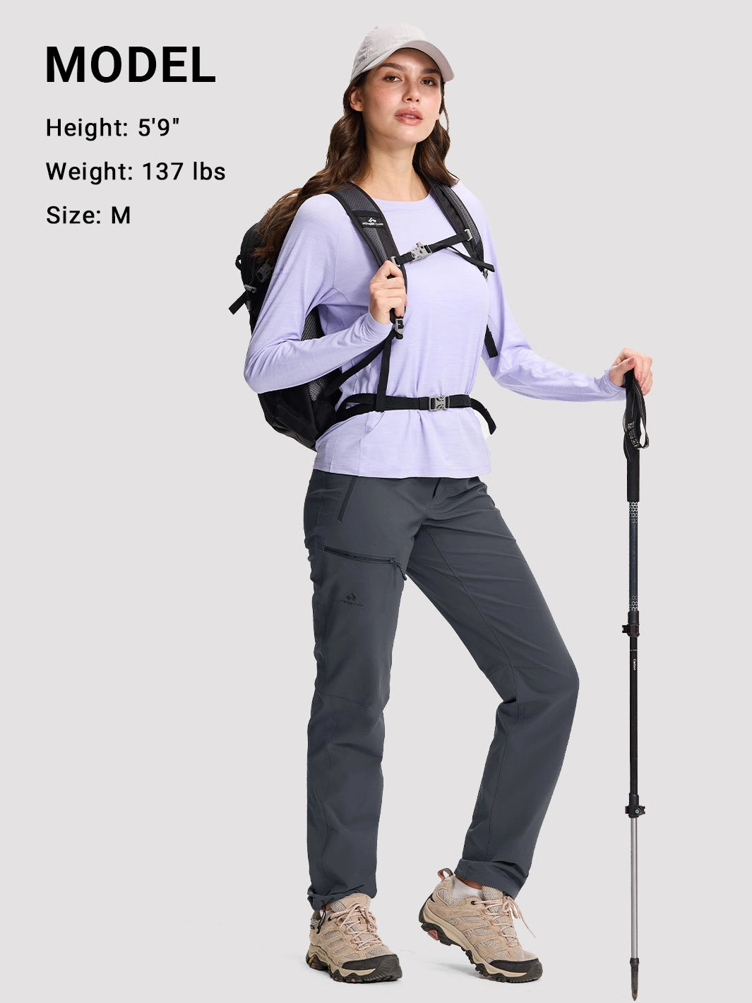 Women's 70D Quick-Dry Cargo Hiking Pants