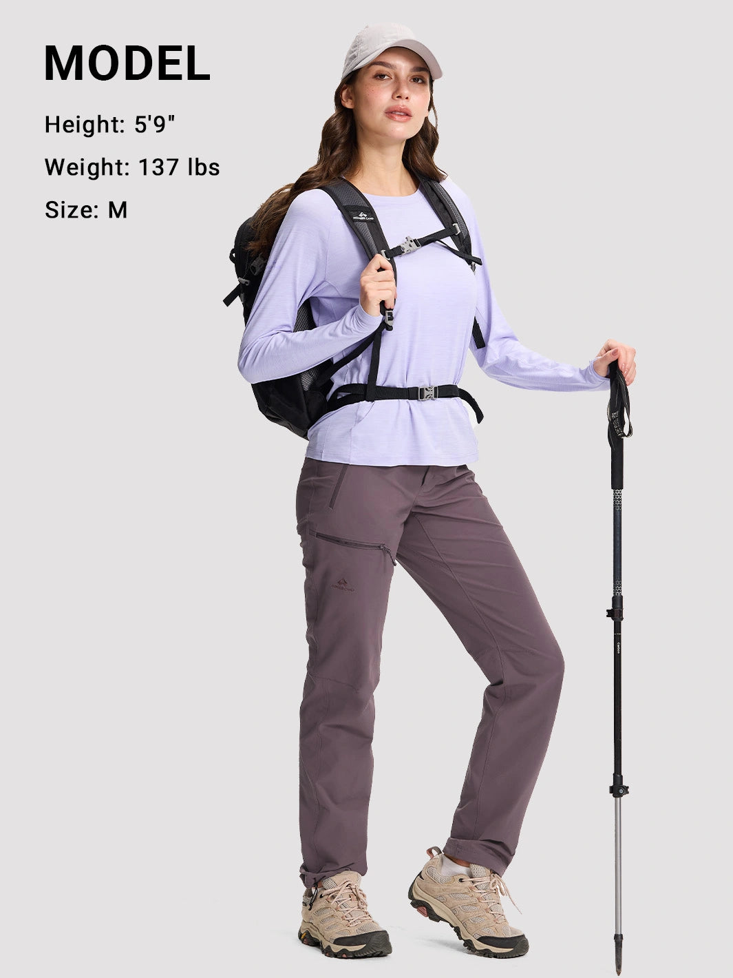 Women's 70D Quick-Dry Cargo Hiking Pants